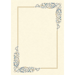 BLISTER 10 DIPLOMI PERGAMENA 297x420mm 160gr 14-6301 KARTOS