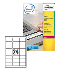 Poliestere adesivo L6146 bianco antim. 20fg A4 63