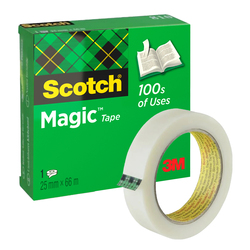 Nastro adesivo ScotchR Magic 810-2566 25mmx66mt invisibile permanente