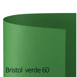 Conf.10 cartoncino Bristol Color 200gr 100x70cm verde 60 Favini