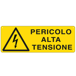 CARTELLO ALLUMINIO 35x12