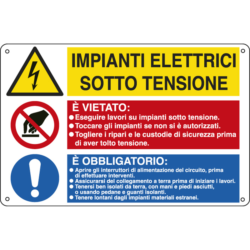 CARTELLO ALLUMINIO 50x33