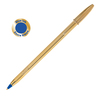 Scatola 20 penna sfera CRISTALÂ® SHINE GOLD medio 1