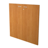 COPPIA ANTE in MELAMIN. x libreria bassa L76cm NOCE CHIARO
