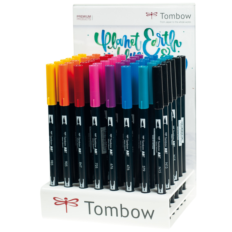 Expo 48 pennarelli Tombow ABT Dual Brush 8 colori assortiti