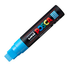 Marcatore UNI POSCA PC17K p.scalpello 15mm azzurro UNI MITSUBISHI