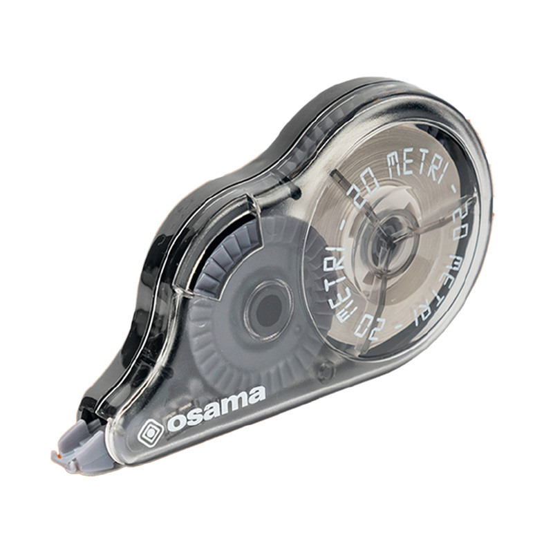 Correttore a nastro 20 Metri 5mmx20mt involucro nero Osama