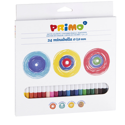 Astuccio 24 matite colorate diam. 3