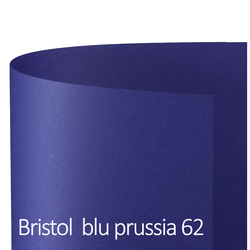 Conf.25 cartoncino Bristol Color 200gr 50x70cm blu Prussia 62 Favini