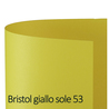 Conf.25 cartoncino Bristol Color 200gr 50x70cm giallo sole 53 Favini