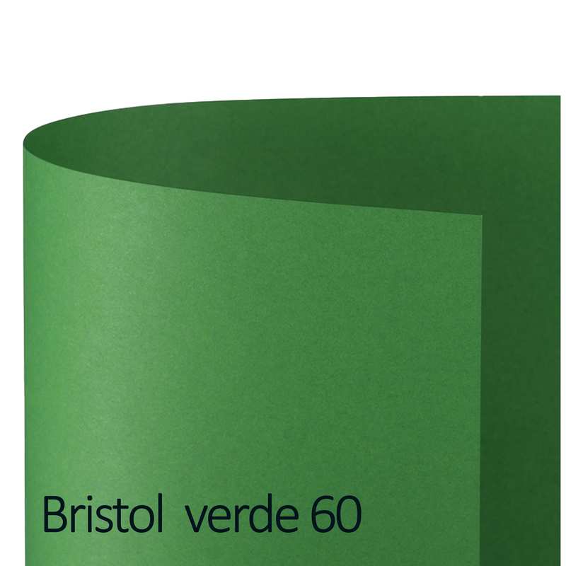 Conf.25 cartoncino Bristol Color 200gr 50x70cm verde 60 Favini