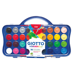 Colori acquerello 36 pastiglie da Ã30mm GIOTTO