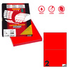 Etichetta adesiva C/509 rosso fluo 100fg A4 210x148,5mm (2et/fg) Markin