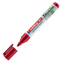 MARCATORE PERMANENTE 21 ECOLINE P.CONICA ROSSO EDDING