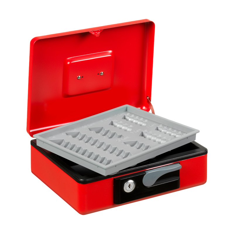 CASSETTA PORTAVALORI 230X185X80MM ROSSO KOALA DELUXE