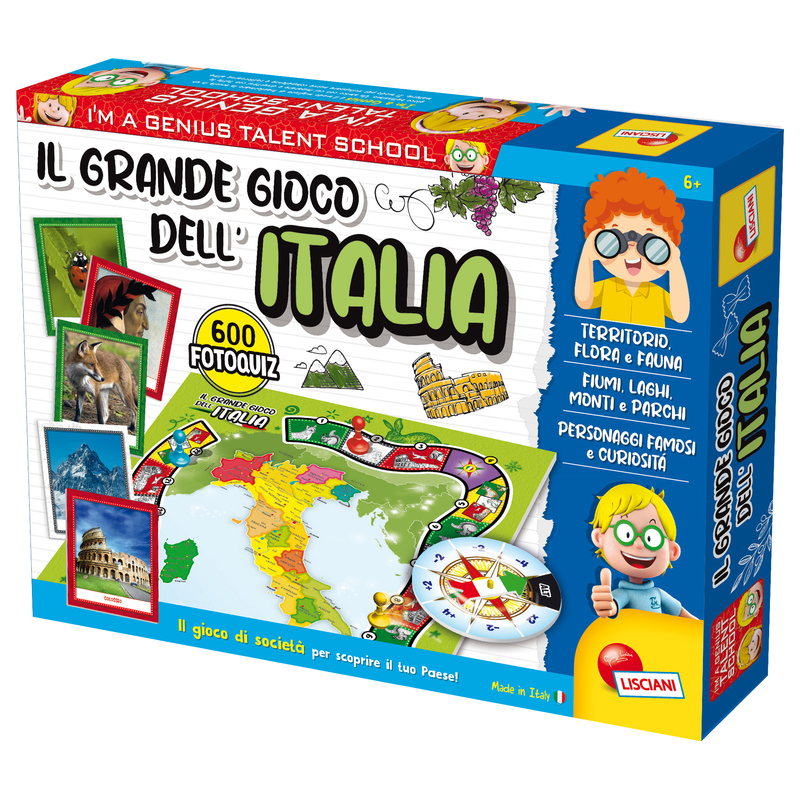 I'm a Genius Il Grande Gioco d'Italia Lisciani