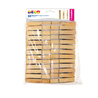Mollette in legno busta da 50pz dim. 72x10mm DECO