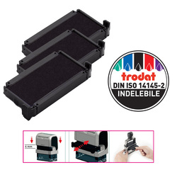 Blister da 3 tamponi 6/4910 nero Trodat