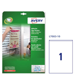 Conf. 10 Tasche adesive A4-21x29