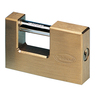 Lucchetto corazzato per saracinesca in ottone massiccio 60MM dim 77X50X16