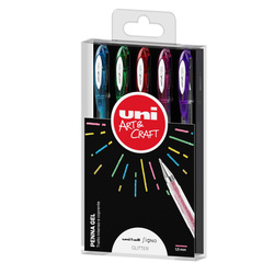 Ast. 5 penna sfera gel UNI-BALL SIGNO 1