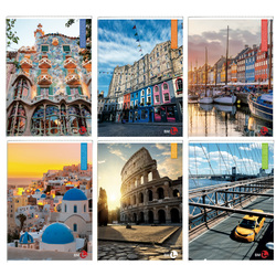 Maxiquaderno A4 40fg+2 80gr 5mm c/margine CittA' BM