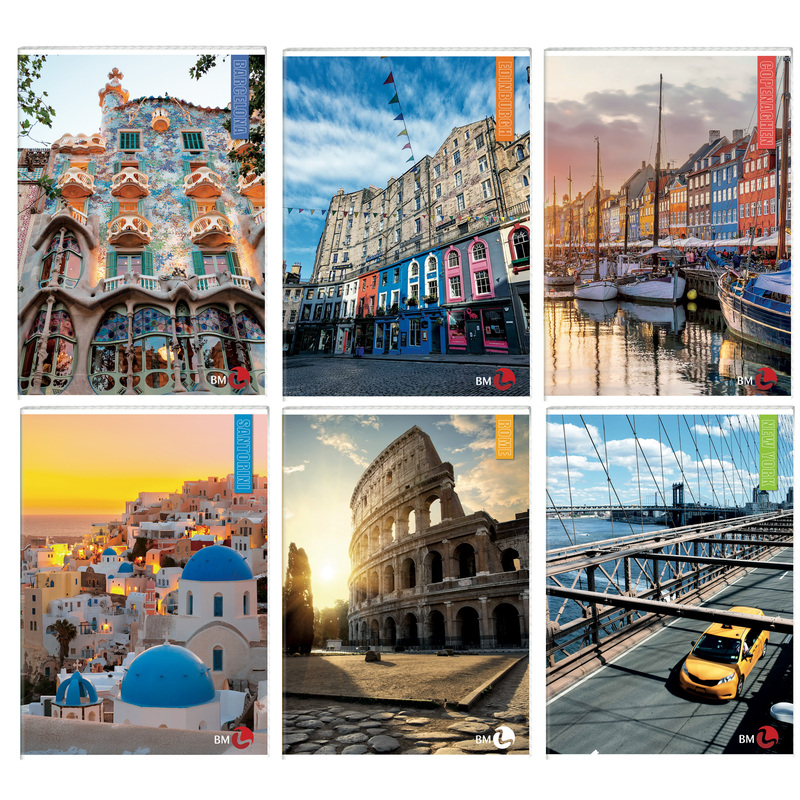 Maxiquaderno A4 40fg+2 80gr 4mm c/margine CittA' BM