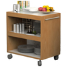 Carrello su ruote 70x43,8xH73cm Bicolore - Angolo Ristoro