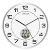 Orologio da parete D30cm con termometro Tempus Unilux