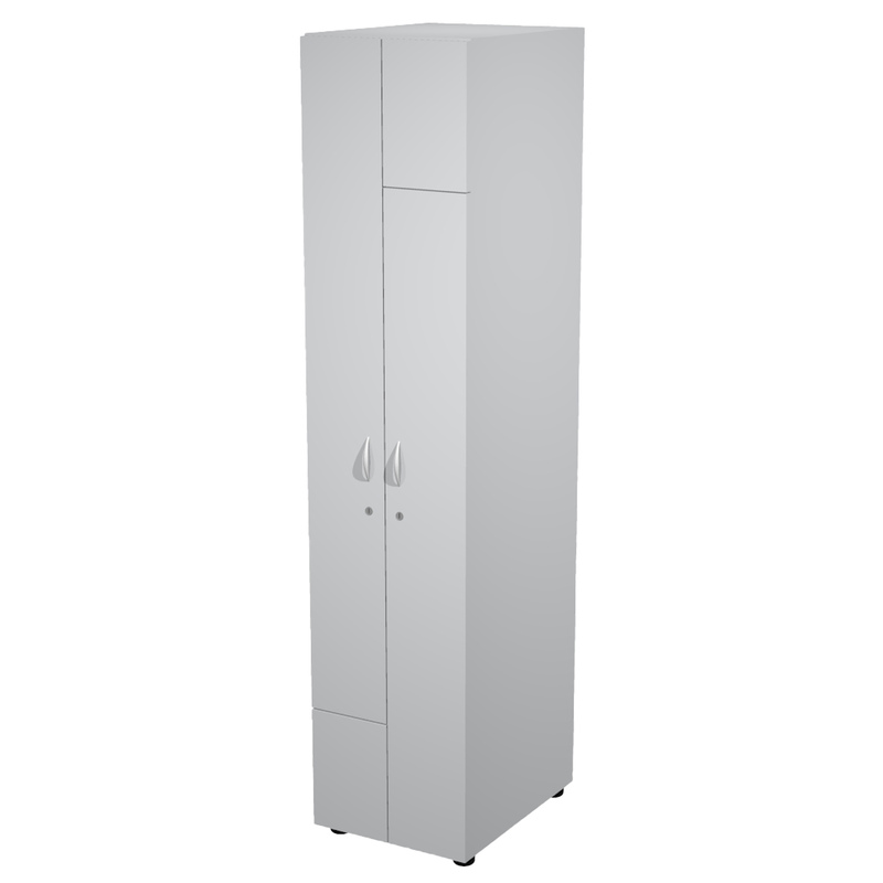 Armadio guardaroba 2ante 40x52xH185cm Grigio