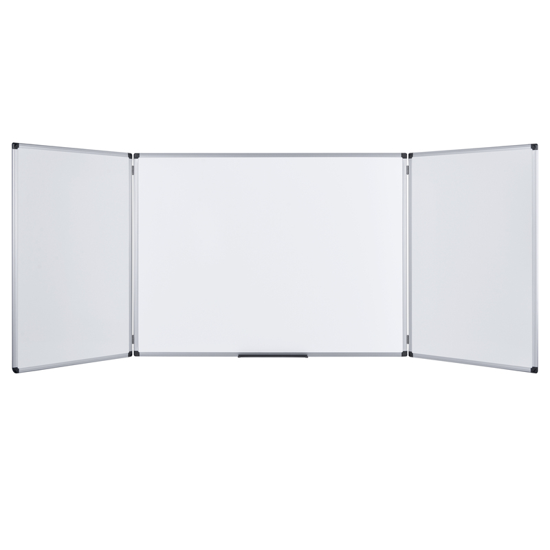 Lavagna magnetica smaltata 90x240cm Maya Trio Bi-Office