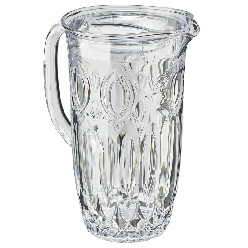 Caraffa decorata Milos in metacrilato 1
