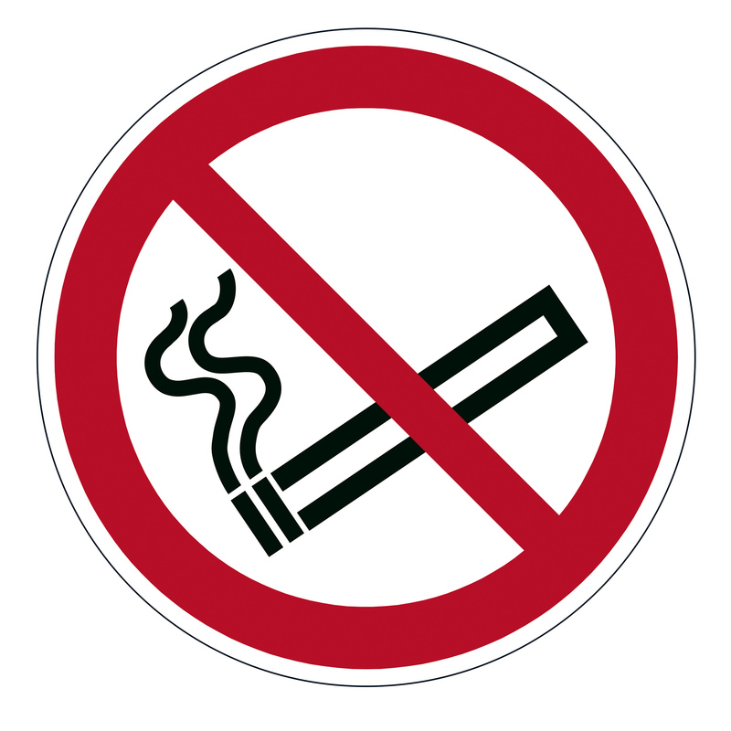 Pittogramma adesivo da terra "Vietato Fumare" D 43cm 1728 Durable