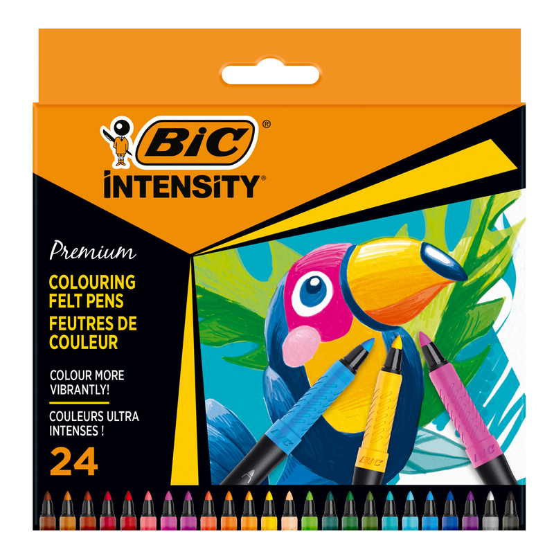 Astuccio 24 pennarelli Intensity Premium colori assortiti BICÂ®