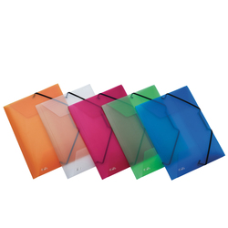 Cartella 3L C/elastico colori ass. LUMINA 24x32 D 2