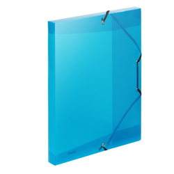 Cartella 3L C/elastico blu LUMINA 24x32 D 2