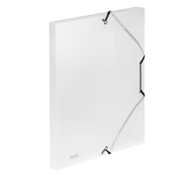 Cartella 3L C/elastico trasparente LUMINA 24x32 D 2