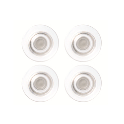 Blister 4 Magneti extra-forti trasparenti Ã32mm Nobo