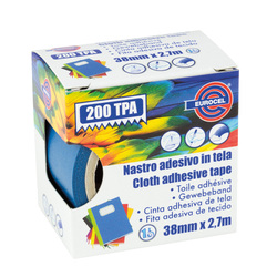 Nastro adesivo telato TPA blu 200 38mmx2