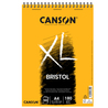 Blocco spiralato lato corto XL BRISTOL A4 50 fg. 180 gr. Canson