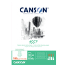 Blocco collato lato corto 1557 A3 30 fg. 180 gr. Canson
