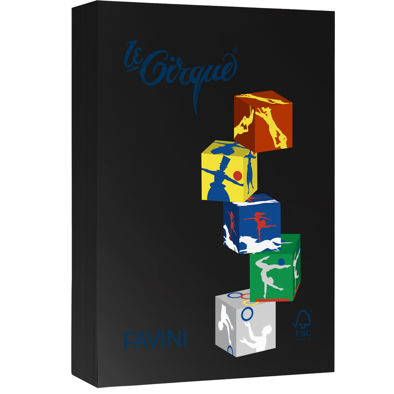 Carta LECIRQUE A4 160gr 250fg nero 400 FAVINI