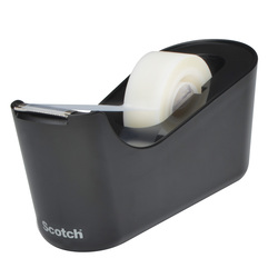 Dispenser da Tavolo C18  Nero + 1 rotolo di nastro adesivo ScotchÂ® MagicÂ 19x33