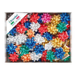 100 stelle nastro liscio 6800 10mmxÃ5cm colori assortiti natale Brizzolari