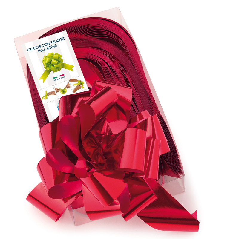 30 nastri strip metal 6870 50mm-Ã20cm colore rosso 07 Brizzolari
