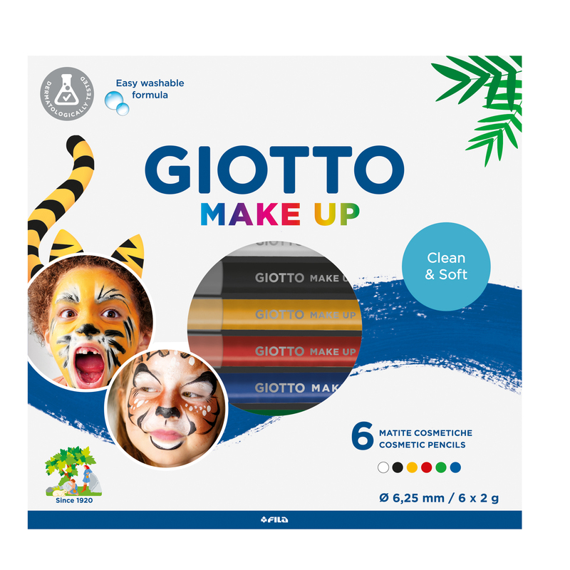 Set 6 matite cosmetiche Make Up colori classici mina da Ã 6