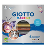 Set 6 matite cosmetiche Make Up colori metal mina da Ã 6