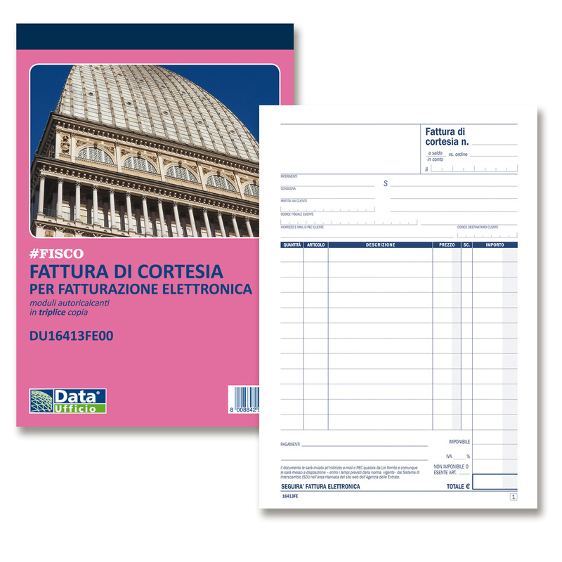 Blocco fatture di cortesia 33/33/33copie autor. 21