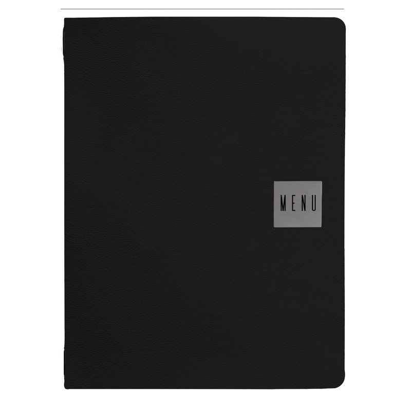 Porta menu' A4 Talk nero 24