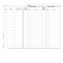 Registro carico/scarico equidi 46pag. num. 31x24
